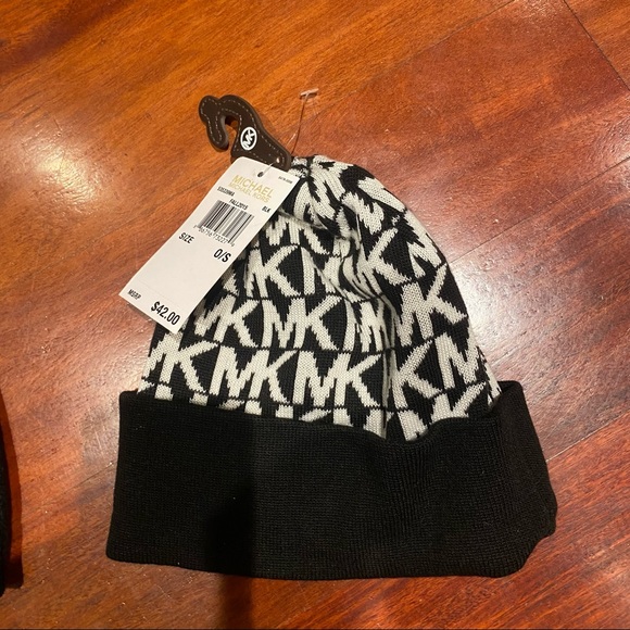 Black and White Michael Kors Hat